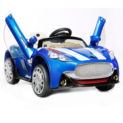 Mini Super Sports Car Azulcarro Elétrico Infantil a Bateria para Crianças Motorizado Menino Menina B