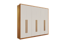 Ver imagem 1 de Guarda Roupas 6 Portas Anapolis S/pes Valverde Cinamomo/off White