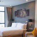 Ver imagem 2 de Quadro Leão preto e branco em mdf