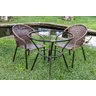 CONJUNTO 2 CADEIRAS + MESA BIQUÍNI - EDICULA, VARANDA, CHURRASQUEIRA, MESA, SALA DE JOGOS - 2