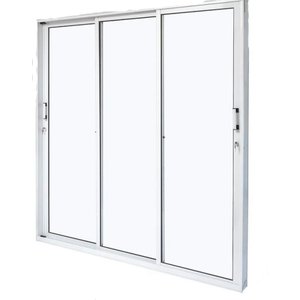 Porta Sacada de Correr em Alumínio Suprema Vidros Temperados - 210x200