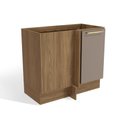 Ver imagem 1 de Módulo Cozinha Kappesberg Botanic Balcão Botanic M625 Canto Reto C- 1 Porta S-tampo 98cm Nogueira-