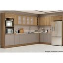 Ver imagem 6 de Módulo Cozinha Kappesberg Botanic Balcão Botanic M625 Canto Reto C- 1 Porta S-tampo 98cm Nogueira-