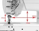 Ver imagem 5 de Pespontadeira Barra Fixa, 2 Agulhas, Lançadeira Grande Jack