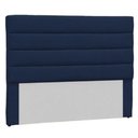 Ver imagem 2 de Cabeceira Casal Estofada Berlim Suede Azul Marinho -m&f Decor