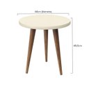 Ver imagem 3 de Mesa Lateral Retrô Legs Patrimar Móveis
