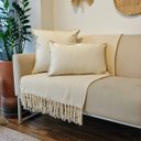 Ver imagem 5 de Capa de Almofada Atelier Cordão Retangular Off White 50x30