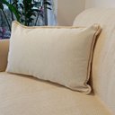 Ver imagem 2 de Capa de Almofada Atelier Cordão Retangular Off White 50x30