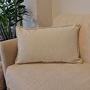 Ver imagem 1 de Capa de Almofada Atelier Cordão Retangular Off White 50x30