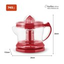 Ver imagem 4 de Espremedor de Frutas Mondial Red Premium 1,25l 30w Vermelho 127v - E-23