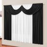 Cortina Para Sala Em Malha Preta 4m x 2,6m Varão Simples - 3