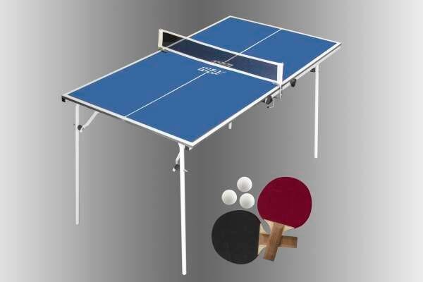 Mini Mesa de Ping-Pong 90X40 com Rede e Raquetes - WestPress