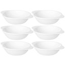 Ver imagem 1 de Kit 6 Cumbucas Branca Coza Uno 100ml Plástica Bowl Tigela Cozinha Sobremesas