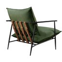 Ver imagem 2 de Poltrona Decorativa Veludo Verde Agnes