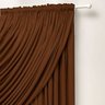 Cortina Para Sala Em Malha Tabaco 3m x 2,6m Varão Simples Avelã/Tabaco - 2
