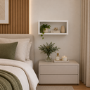 Ver imagem 6 de Nicho de Parede Branco 60cm Decorativo Sala Quarto Cozinha