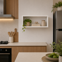 Ver imagem 4 de Nicho de Parede Branco 60cm Decorativo Sala Quarto Cozinha