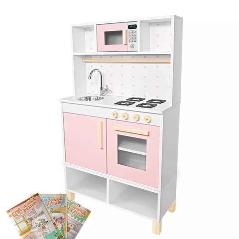 Módulo Crescer Cozinha Infantil - Rosa Bebê