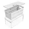 Organizador de Alimentos para Geladeira Clear Fresh com Cesto ou 5l - 7