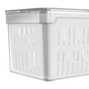 Ver imagem 6 de Organizador de Alimentos para Geladeira Clear Fresh com Cesto ou 5l