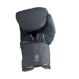 Kit luvas de Boxe Muay Thai Naja Black + Bandagem + Protetor Bucal KIT Black 16 Preto - 4