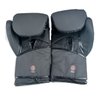 Kit luvas de Boxe Muay Thai Naja Black + Bandagem + Protetor Bucal KIT Black 16 Preto - 7