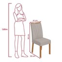 Ver imagem 2 de Conjunto Sala de Jantar Mesa Easy Pop 170x90cm 6 Cadeiras.