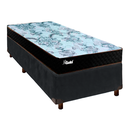 Ver imagem 1 de Cama Box Cinza Solteiro + Colchão Molas Ensacadas Life Gold Paropas