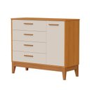 Ver imagem 2 de Cômoda Sapateira para Quarto de Bebê Flip Bege/Areia Fosco/Savana