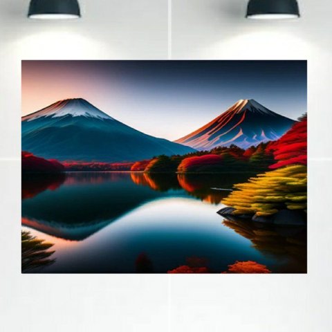 Quadro Decorativo Tela Canvas Paisagens Ref:qbpa33 Lojall 90 X 60 Cm Borda Infinita