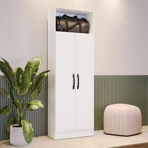 Armário Multiuso N408 -kappesberg Cor Branco N408-br