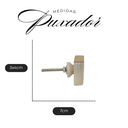 Ver imagem 3 de Puxador de Acrílico e Madeira 8x4x3cm Vênus Victrix
