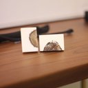 Ver imagem 3 de Puxador de Acrílico e Madeira 8cmx4cmx3cm Vênus Victrix