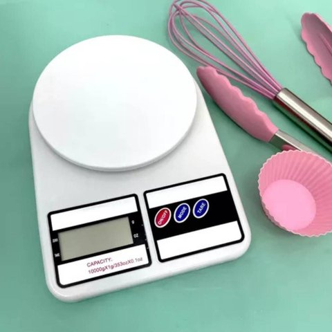 Balança Digital Branca Domestico 10kg Art House