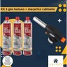 Kit 3 Cartucho de Gas e 1 Maçarico - Chesiquimica- Hutz - 2