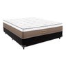 Cama Box + Colchão Cashemire New Casal 138x188 King Star - 1