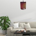 Ver imagem 2 de Luminária Teto tipo Pendente QUITO MDF - Completa - Cor: Marrom