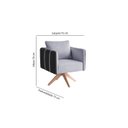 Ver imagem 2 de Poltrona Giratória Safira- de Casa Décor Estofados.