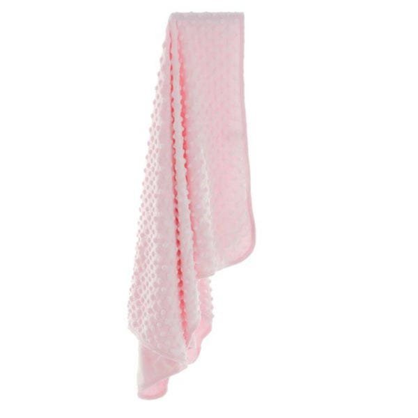 Manta Infantil Rosa Popcorn Infanti 70x100cm 0M + 1441 - 3