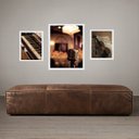 Ver imagem 2 de Set 3 Quadros Fotografias - Instrumentos Musicais - com Vidro: Moldura Branca