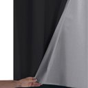 Ver imagem 2 de Cortina Pvc Blackout Corta Luz 280X250 Coleção Nova Admirare Cor: Preto