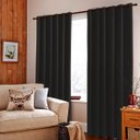 Ver imagem 3 de Cortina Pvc Blackout Corta Luz 280X250 Coleção Nova Admirare Cor: Preto