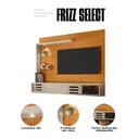 Ver imagem 4 de Estante Home Theater Suspenso com Aparador Frizz Select Cinamomo Off White – Madetec