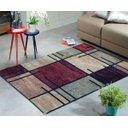 Ver imagem 1 de Tapete Andino Sala Escrit. Quarto 2,00 x 2,50 Antiderrapante - Andino A-93 Marinho