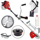 Ver imagem 1 de Roçadeira Plus Kawashima KW260L 26cc Forte Com Guidão Para Uso em Jardinagem, Agricultura e