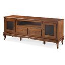 Ver imagem 1 de Rack Linz 2 Portas Vidro 2 Gavetas Pés Luis Xv 75 X 195 X 40 Cm (a X L X P)