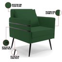 Ver imagem 4 de Kit 01 Namoradeira 02 Lugares e 02 Poltronas de Ferro Verde