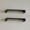 Ver imagem 2 de Kit 2 Cabideiros de Parede Arara Suspensa Organizador de Roupas