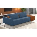 Ver imagem 6 de Sofá Ilha 2 Lugares Living 232cm Modulado Lary Veludo K01 Cor Azul Marinho