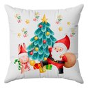 Ver imagem 3 de Kit 3 Capas Almofadas Decorativas Feliz Natal 45x45 Id Decor